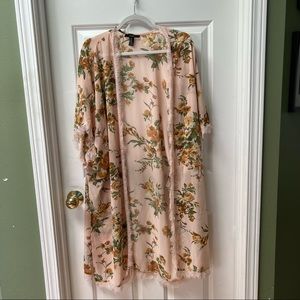 Blush Floral Kimono